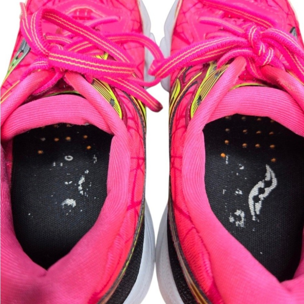 Saucony Breakthru PowerGrid Running Shoes Womens 6.5 Pink Citron S10265-1 - Picture 15 of 16